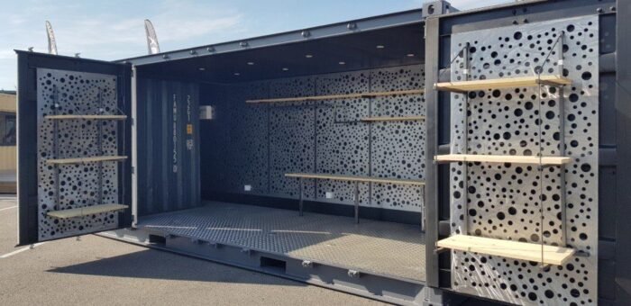 CONTENEDOR MARITIMO , 20 PIES LADO ABIERTO SECO "SHOP-BOX" - Imagen 3