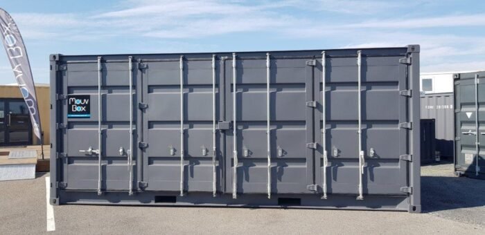 CONTENEDOR MARITIMO , 20 PIES LADO ABIERTO SECO "SHOP-BOX" - Imagen 1