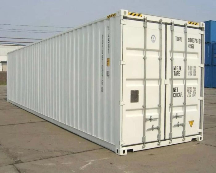 CONTENEDOR MARÍTIMO BLANCO DE 40 PIES - NUEVO - Imagen 1