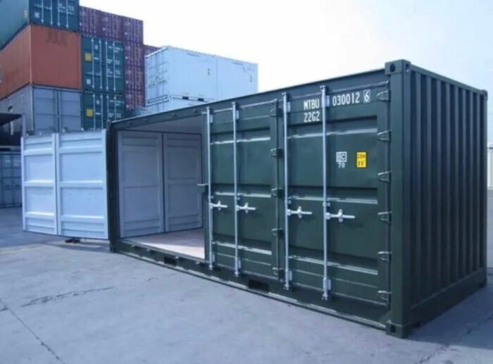 CONTENEDOR MARITIMO OPEN SIDE DE 20 PIES - SEMINUEVO - Imagen 1
