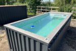 PISCINA CONTENEDOR 20 PIES JET DE NATACIÓN GRIS ANTRACITA - Imagen 7