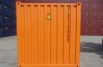 CONTENEDOR MARITIMO DE 20 PIES NARANJA - NUEVO - Imagen 3